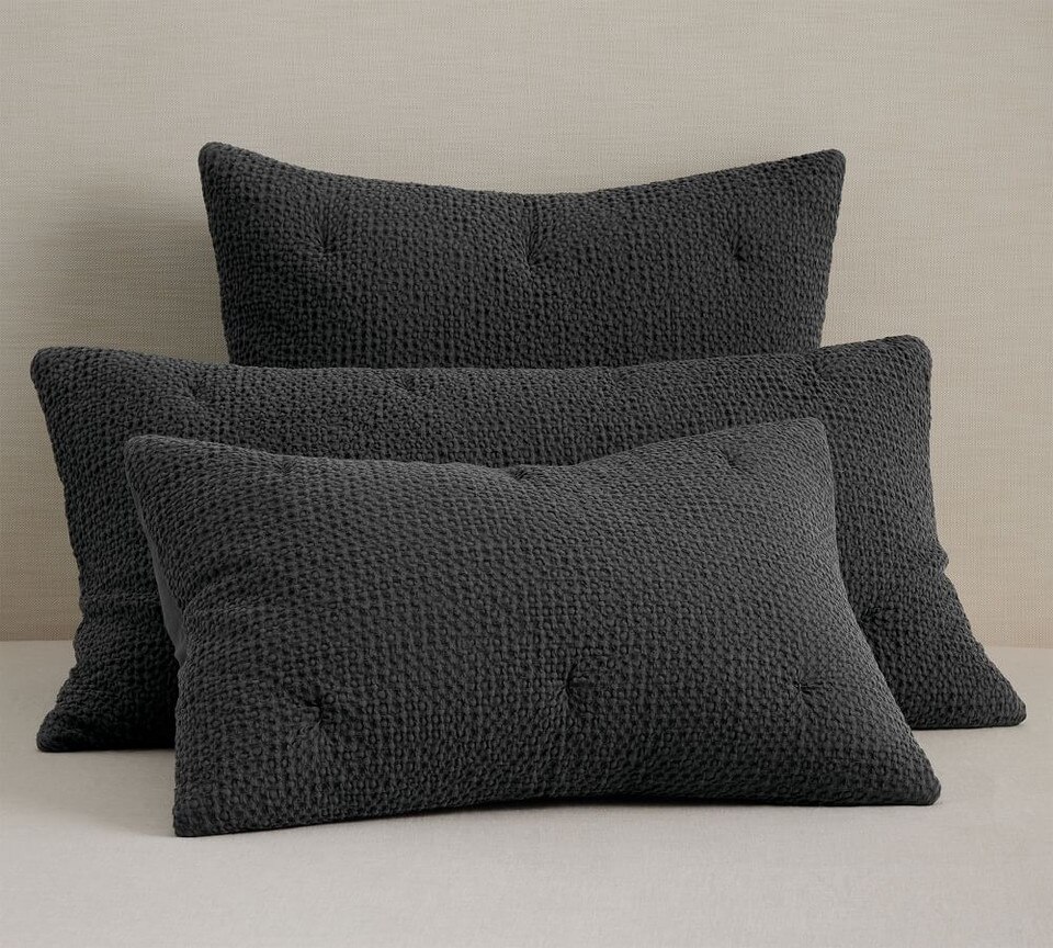 Vintage Washed Cotton/Linen Coverlet Pillowcase Pottery Barn Australia